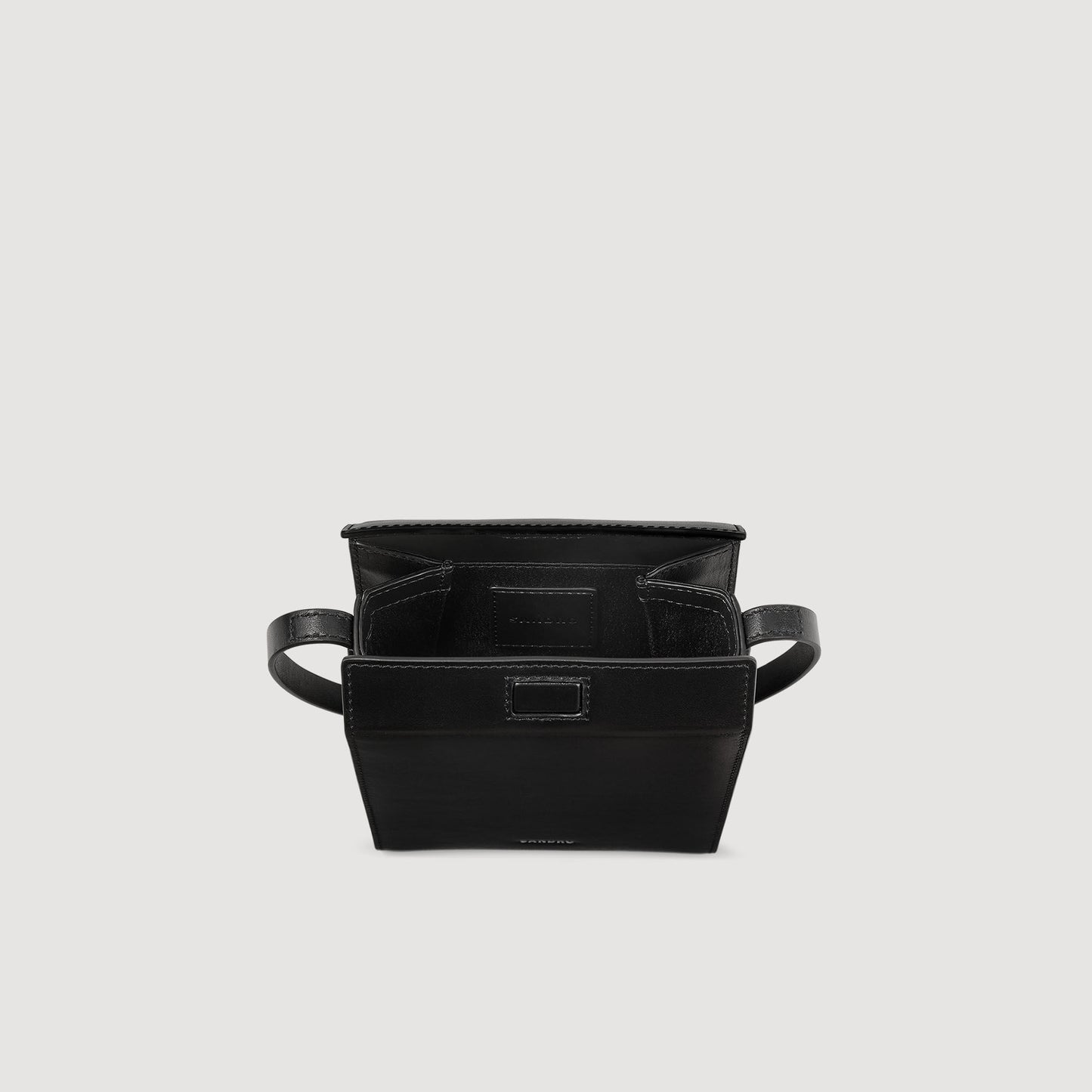 Sandro Leather shoulder bag Black