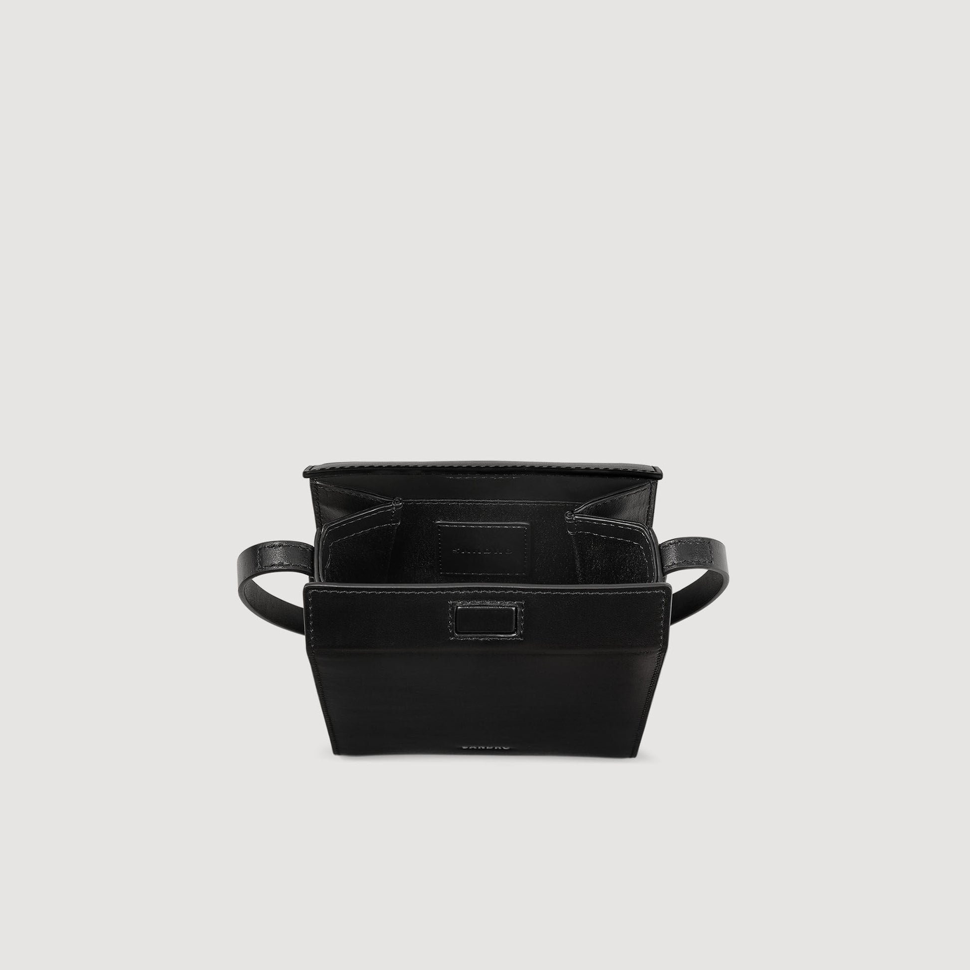 Sandro Leather shoulder bag Black