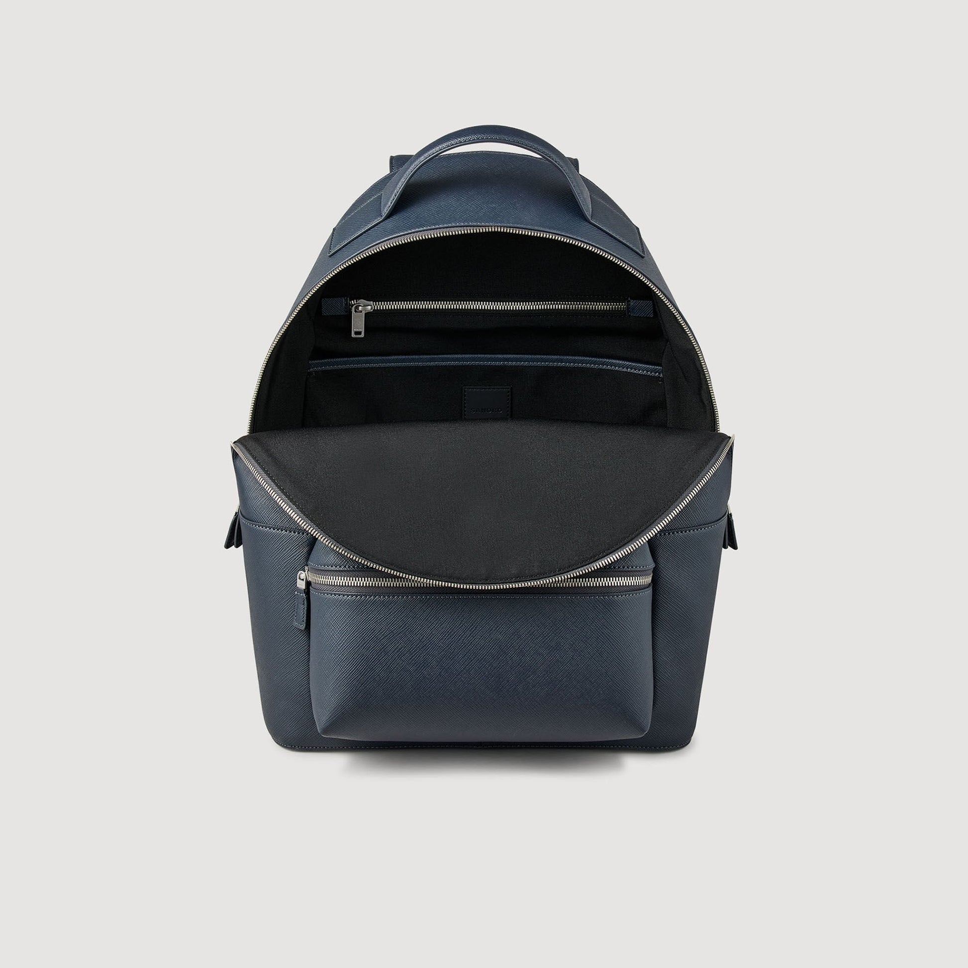 Sandro Reconstituted leather rucksack Fonte