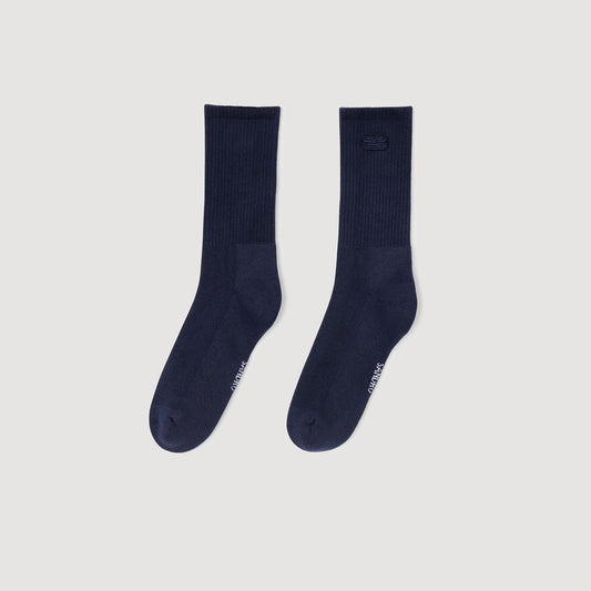 Sandro Embroidered socks Royal Blue