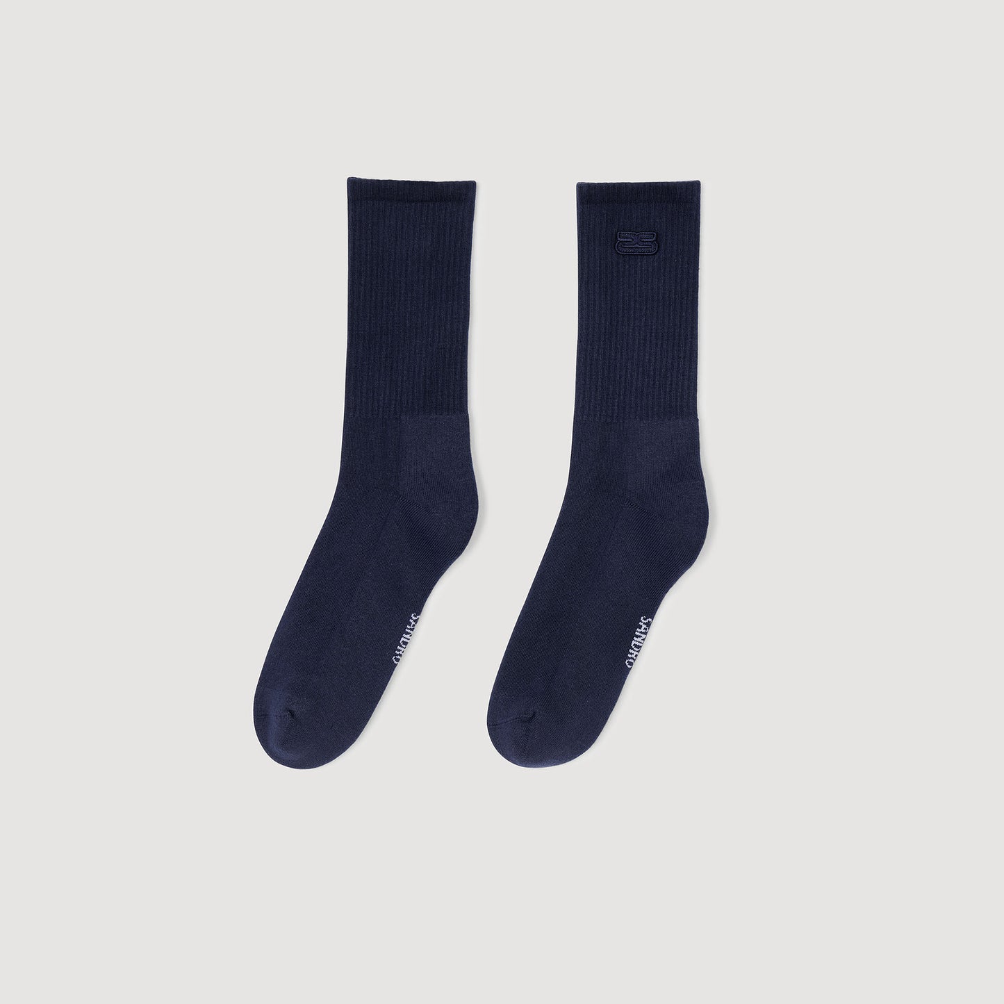 Sandro Embroidered socks Royal Blue