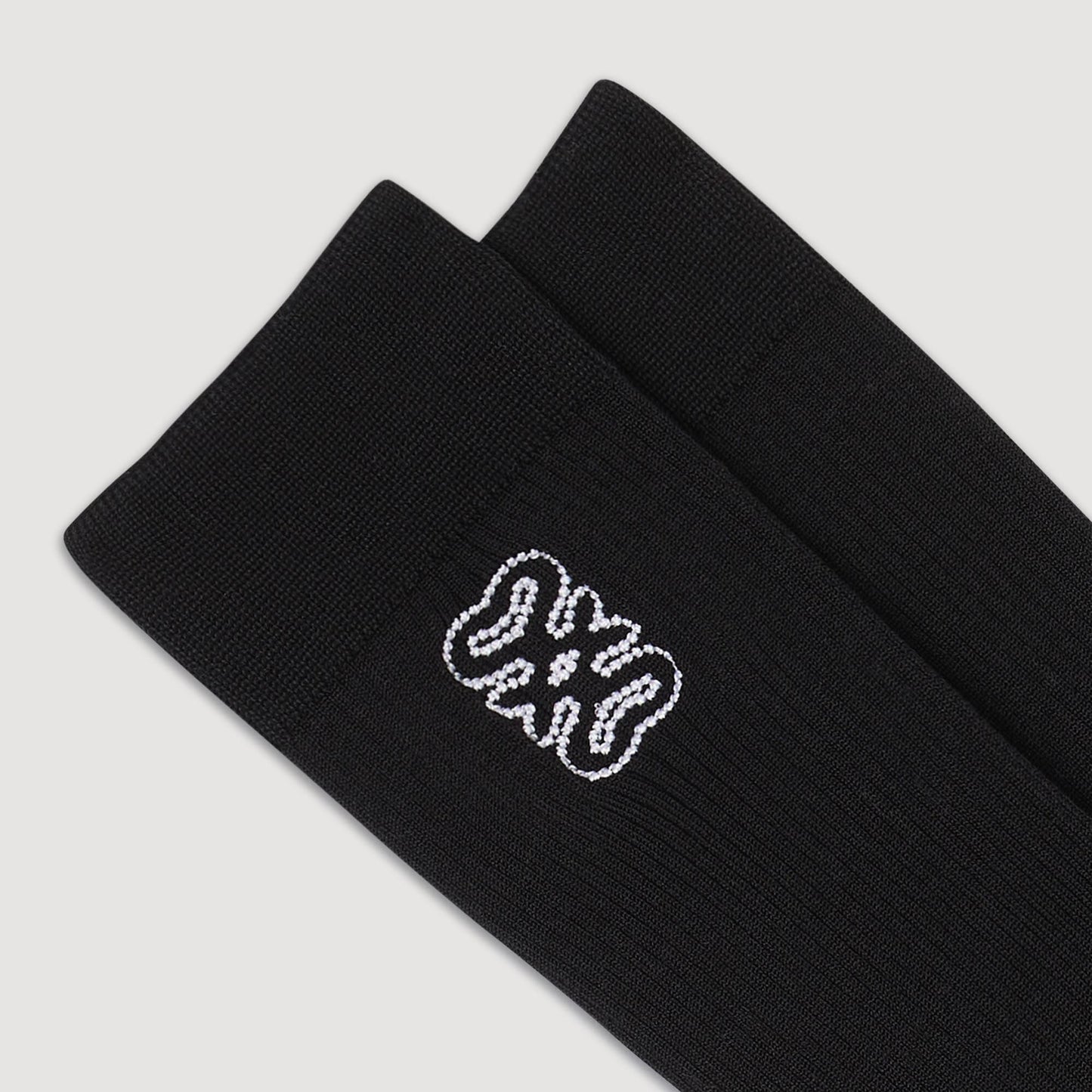 Sandro Embroidered socks Black