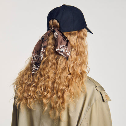 Sandro Cap with tied scarf Blue