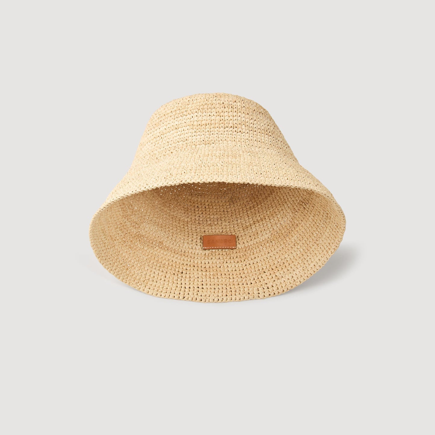 Sandro Raffia bucket hat Natural