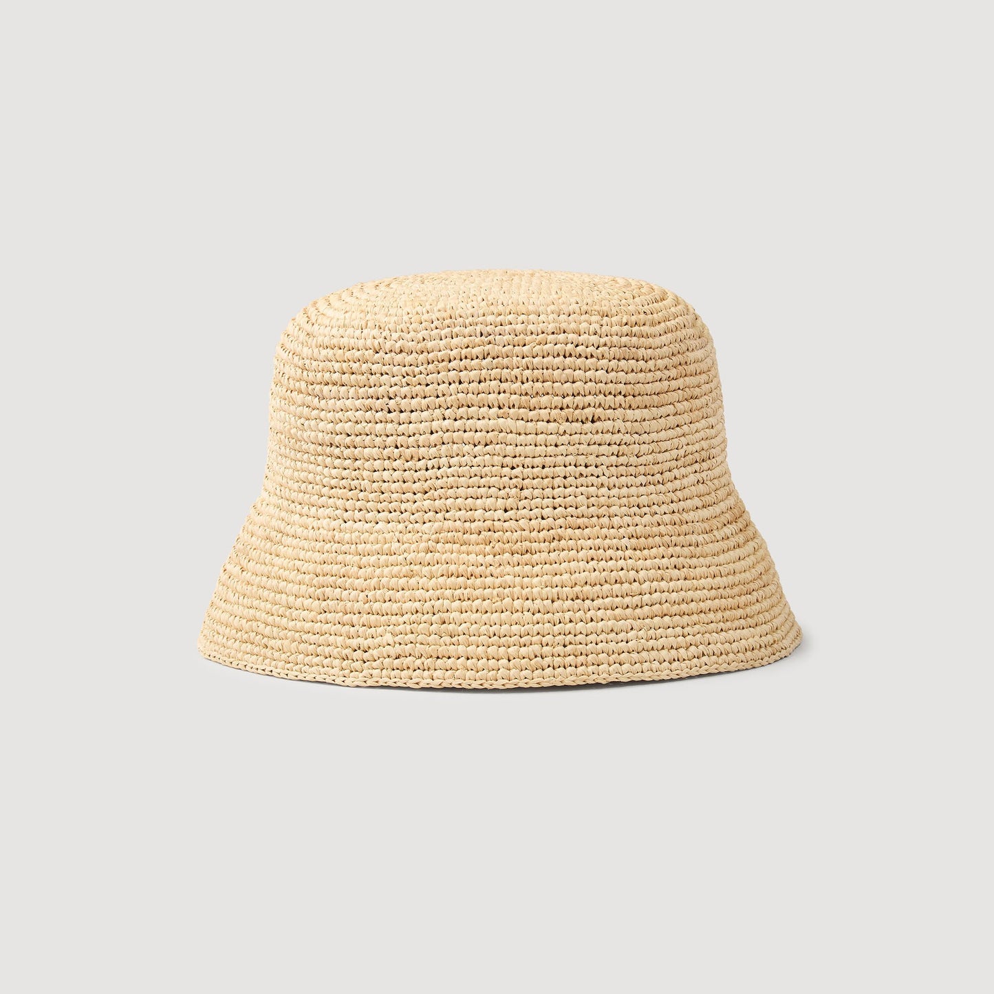 Sandro Raffia bucket hat Natural