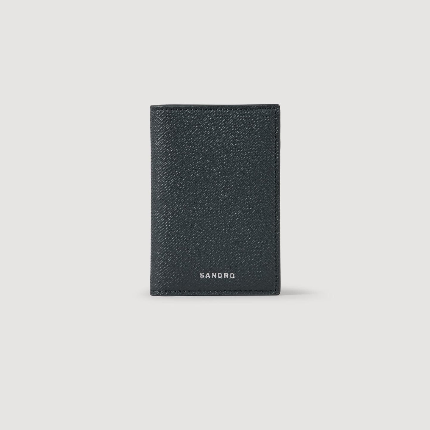 Sandro Reconstituted leather leather wallet Steel