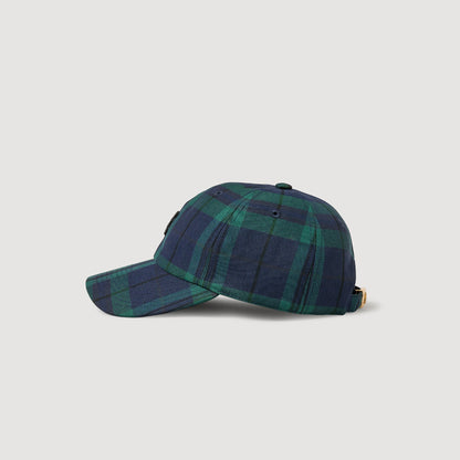 Sandro Checked cap Green / Blue