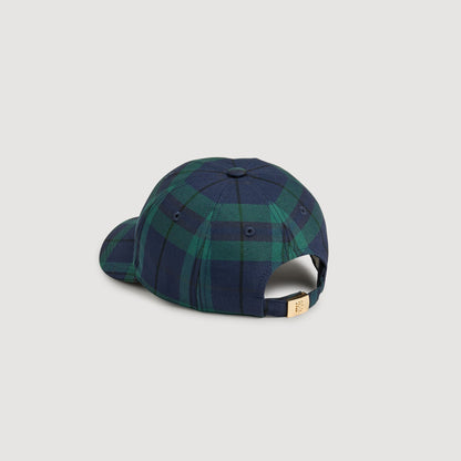 Sandro Checked cap Green / Blue