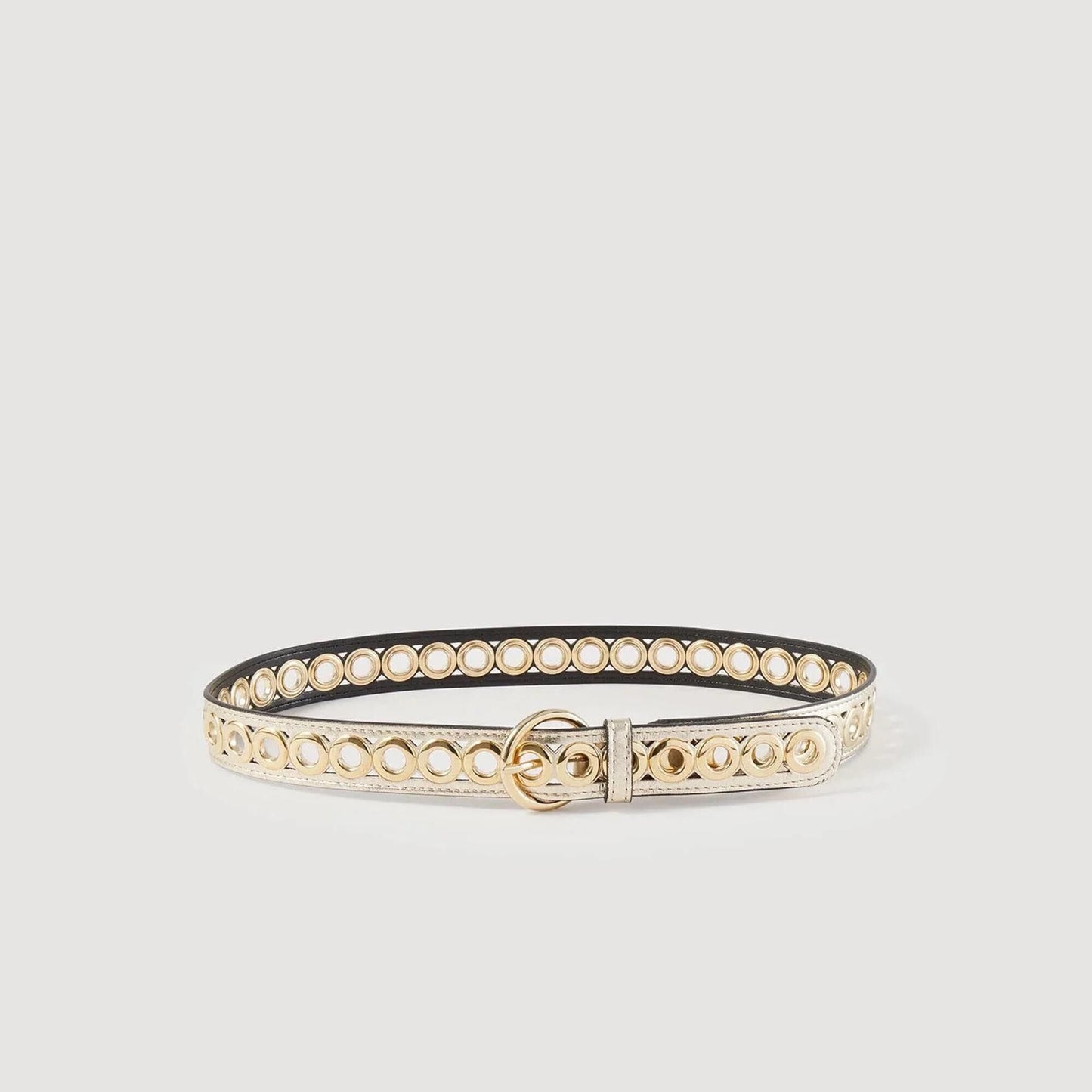 Sandro Belt with eyelets Gold