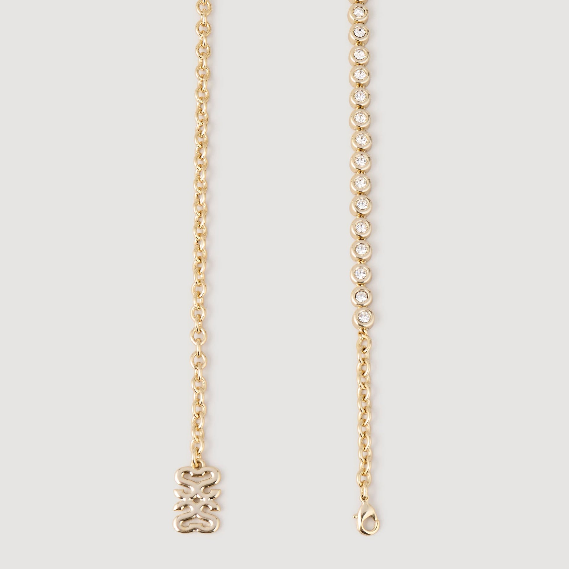 Sandro Rhinestone jewellery belt Gold