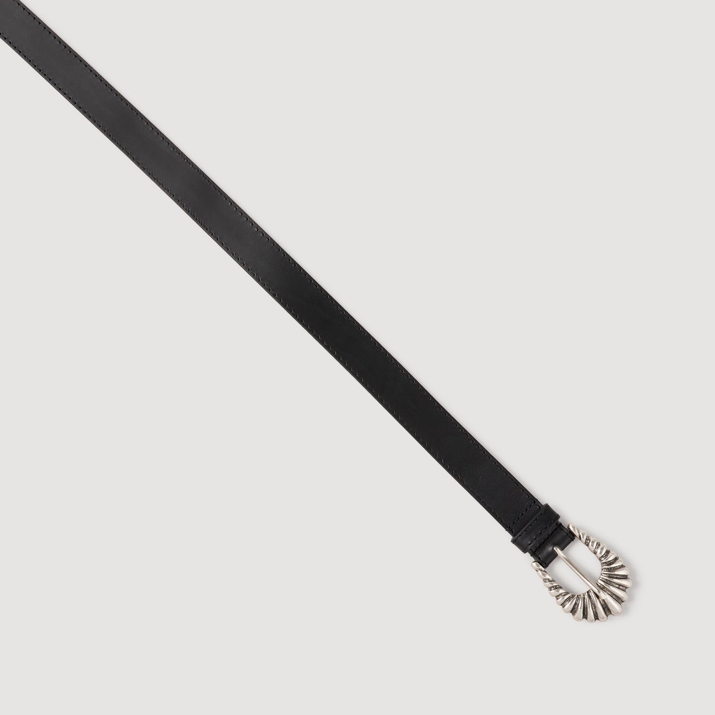 Sandro Leather belt Black