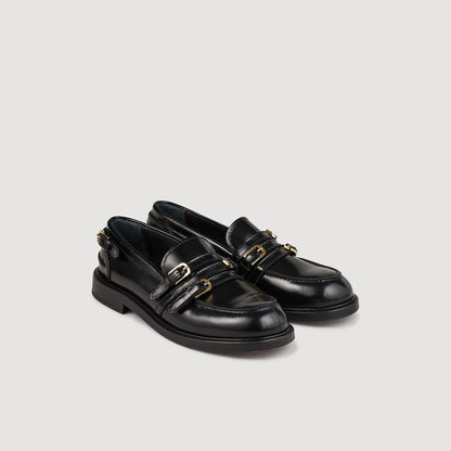 Sandro Buckle loafers Black