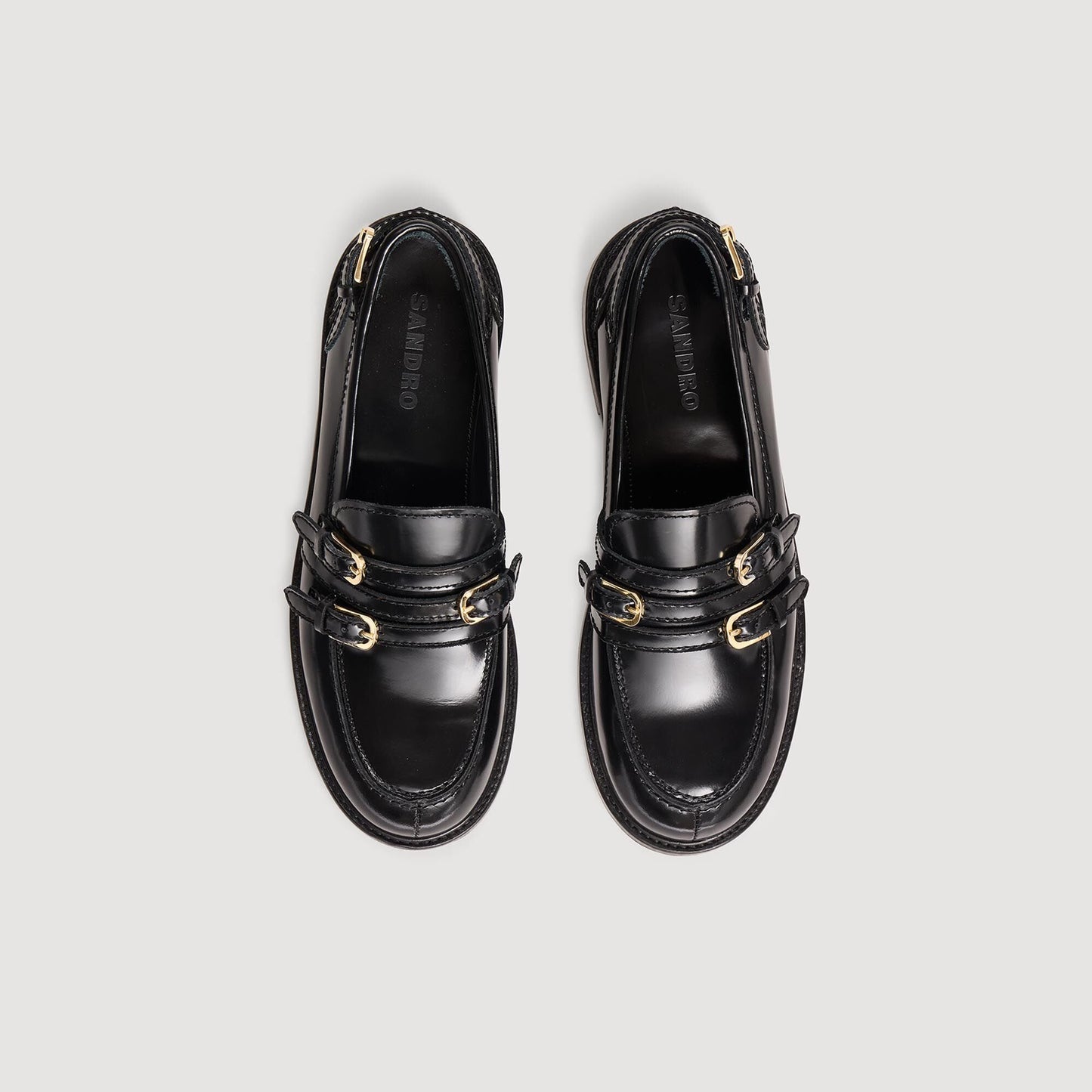 Sandro Buckle loafers Black