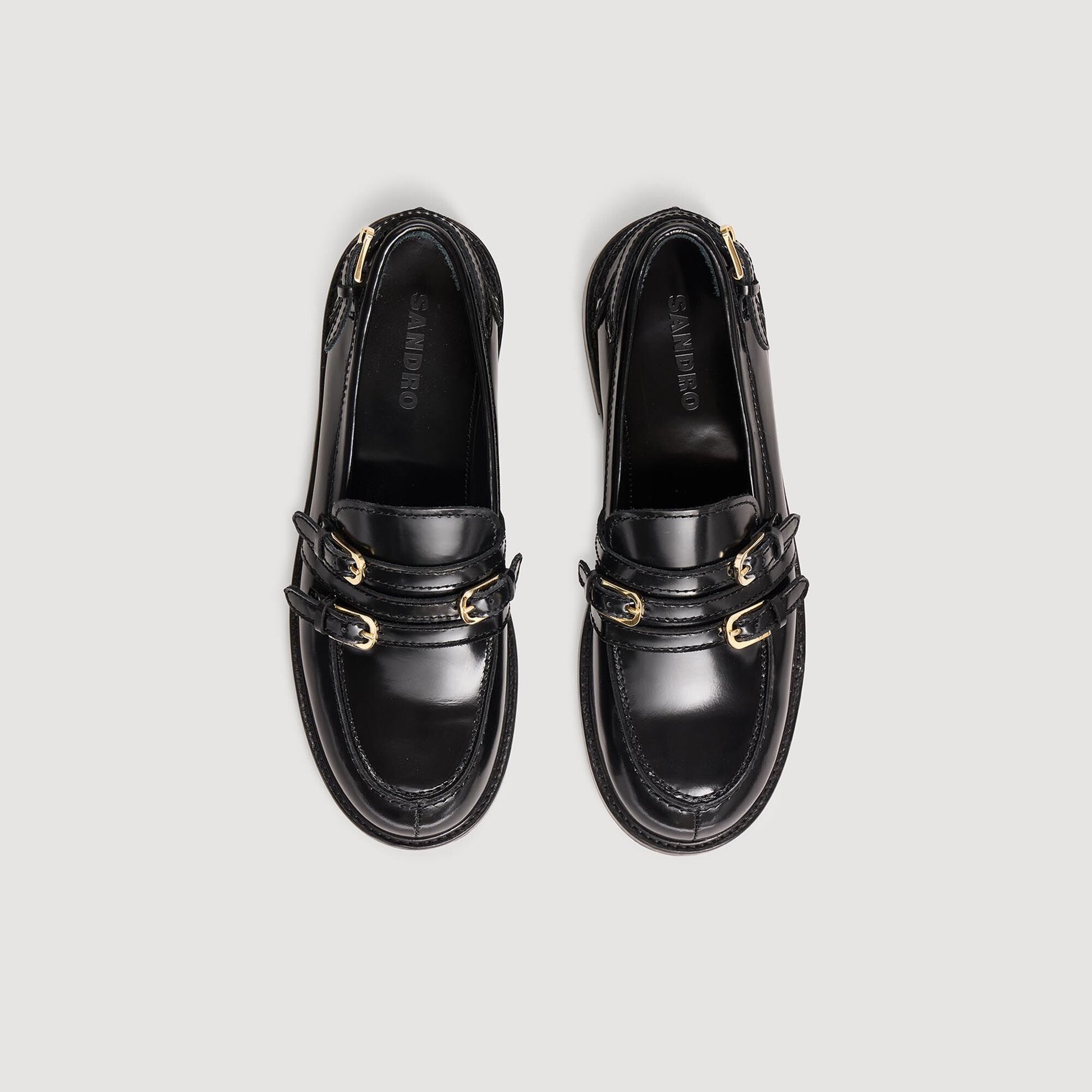 Sandro Buckle loafers Black