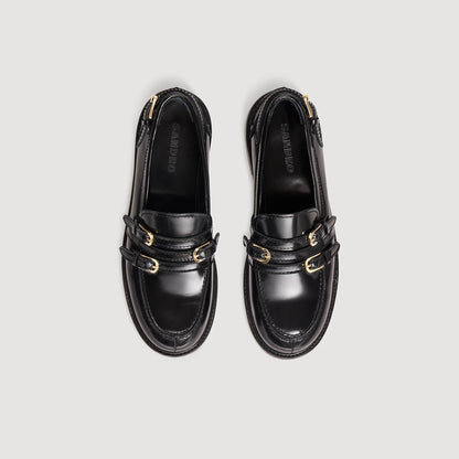 Sandro Buckle loafers Black