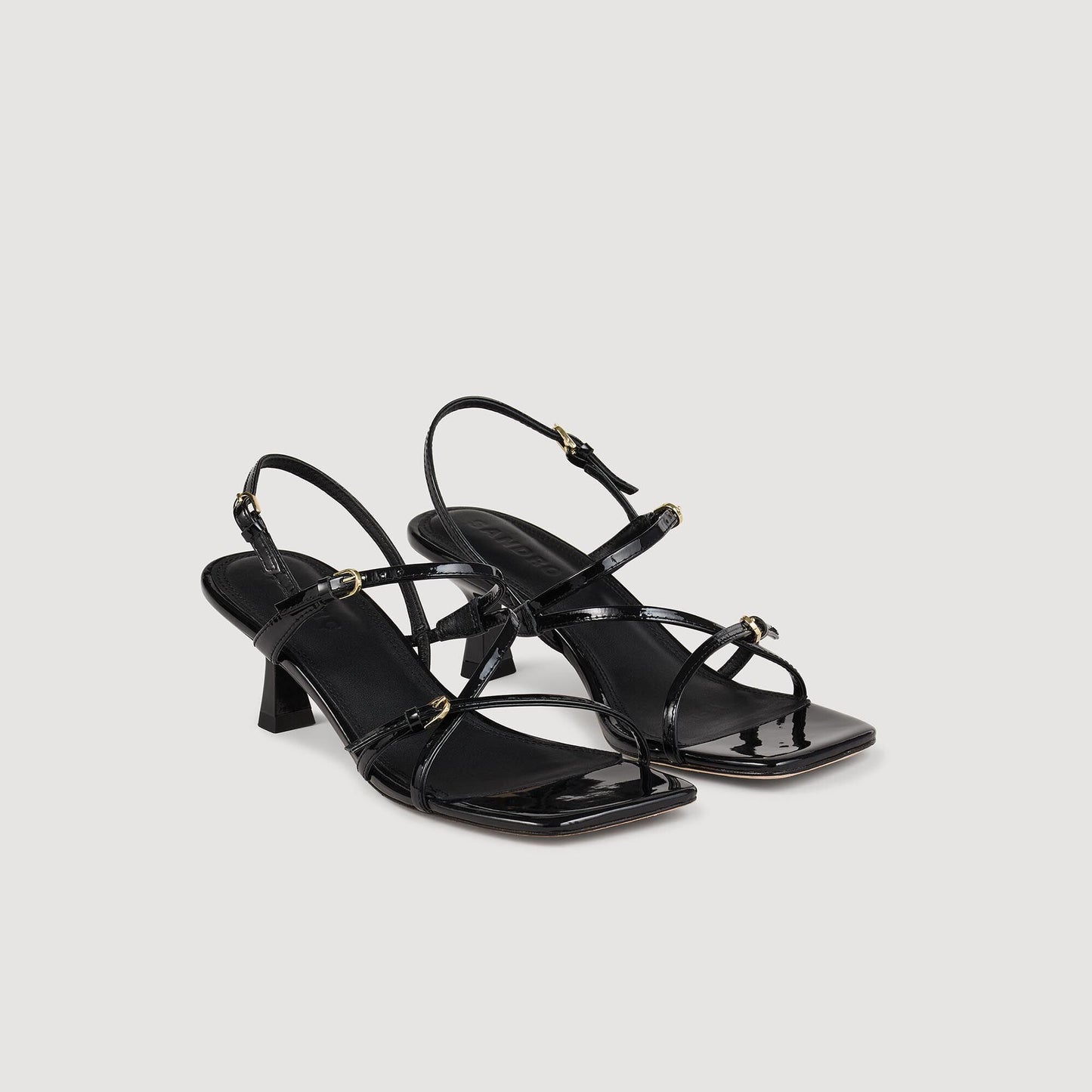 Sandro Sandals with straps Black