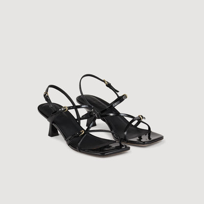 Sandro Sandals with straps Black