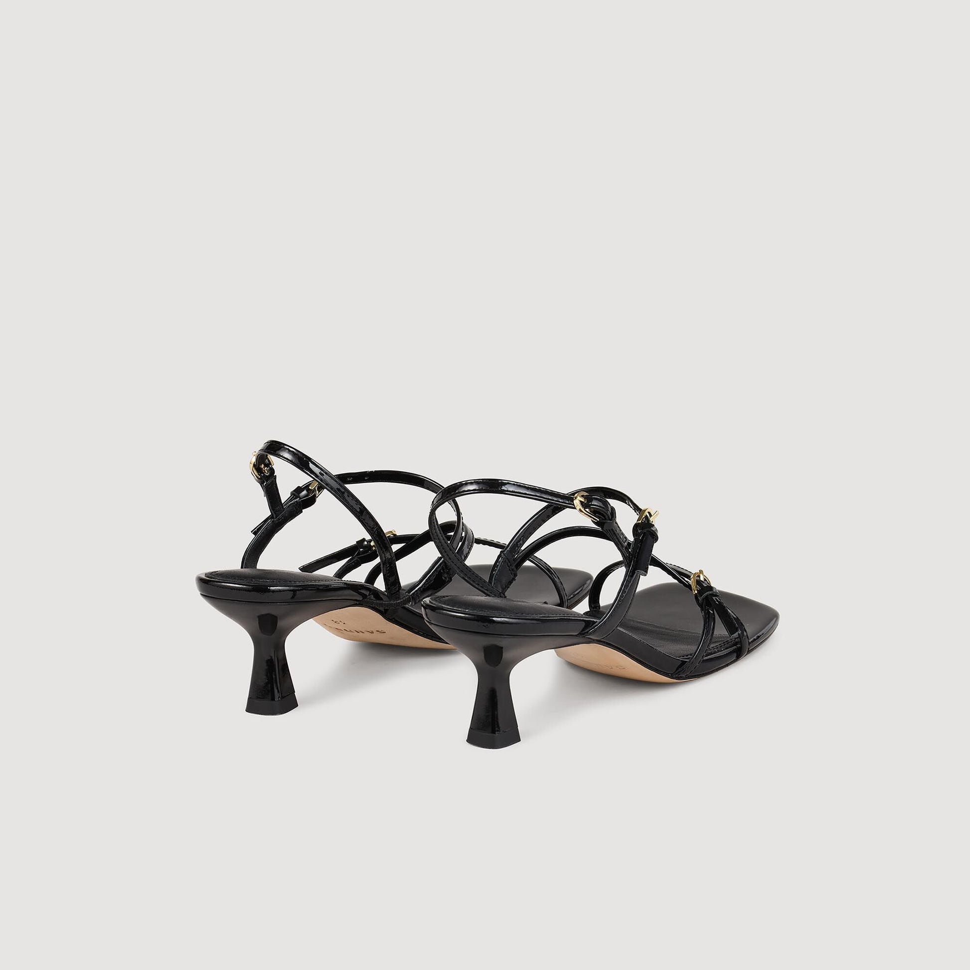 Sandro Sandals with straps Black