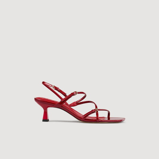 Sandro Sandals with straps Red
