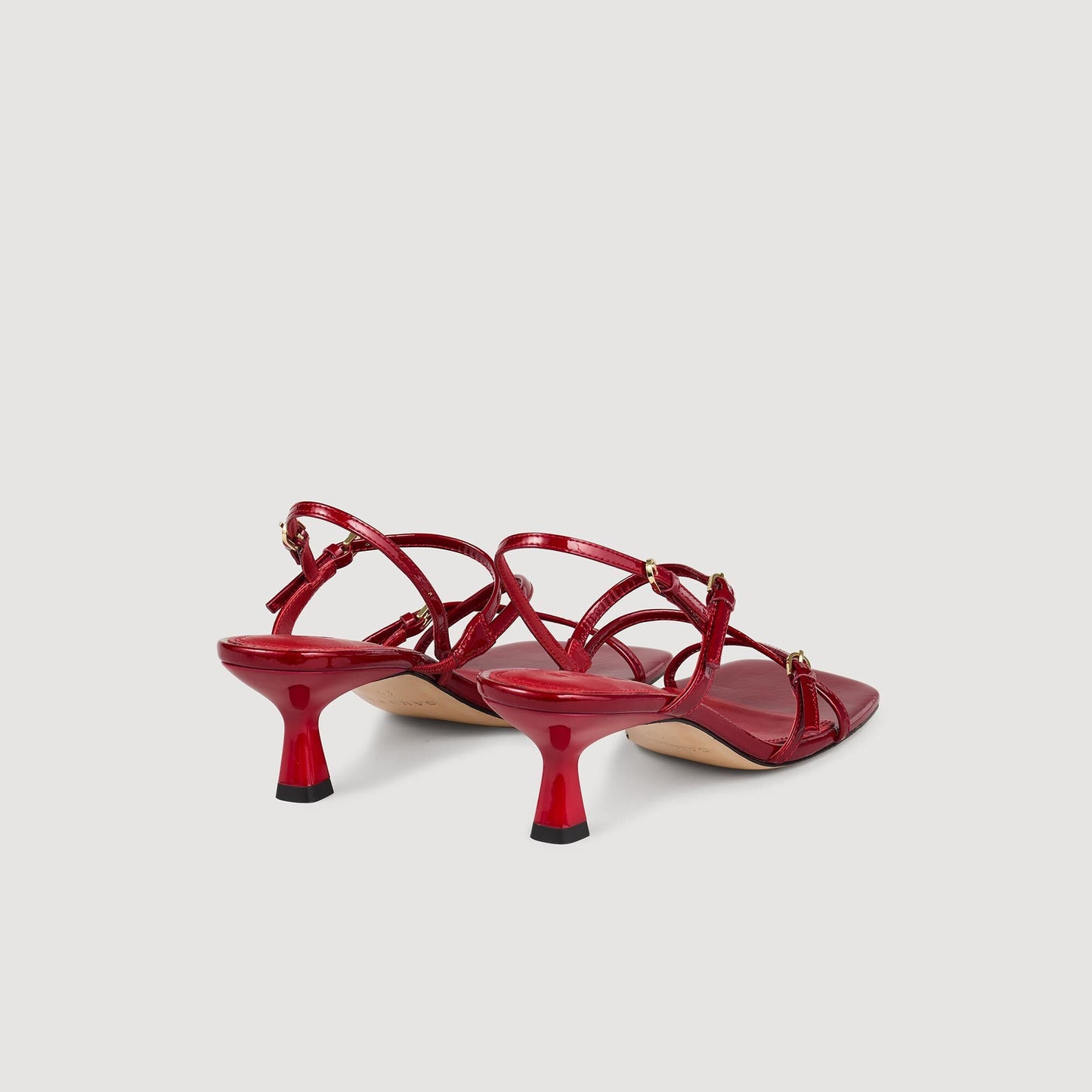 Sandro Sandals with straps Red