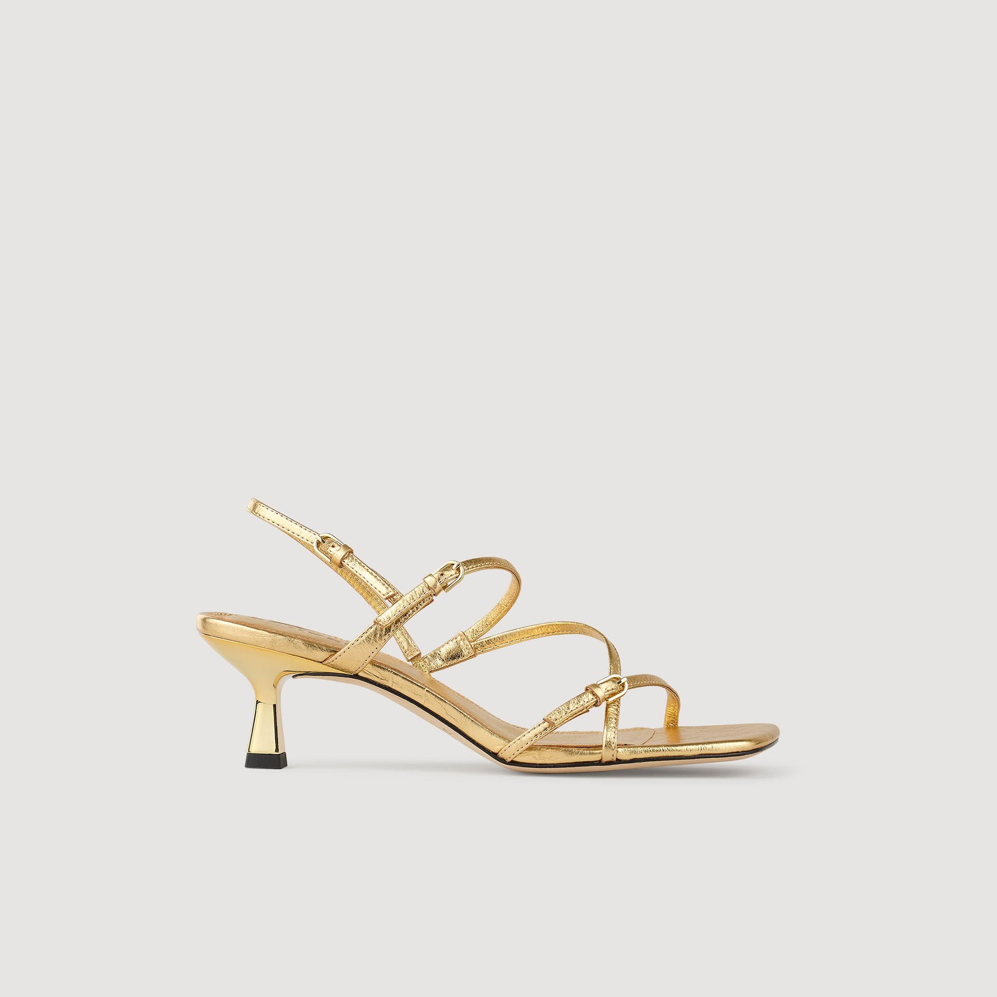 Sandro Sandals with straps Gold