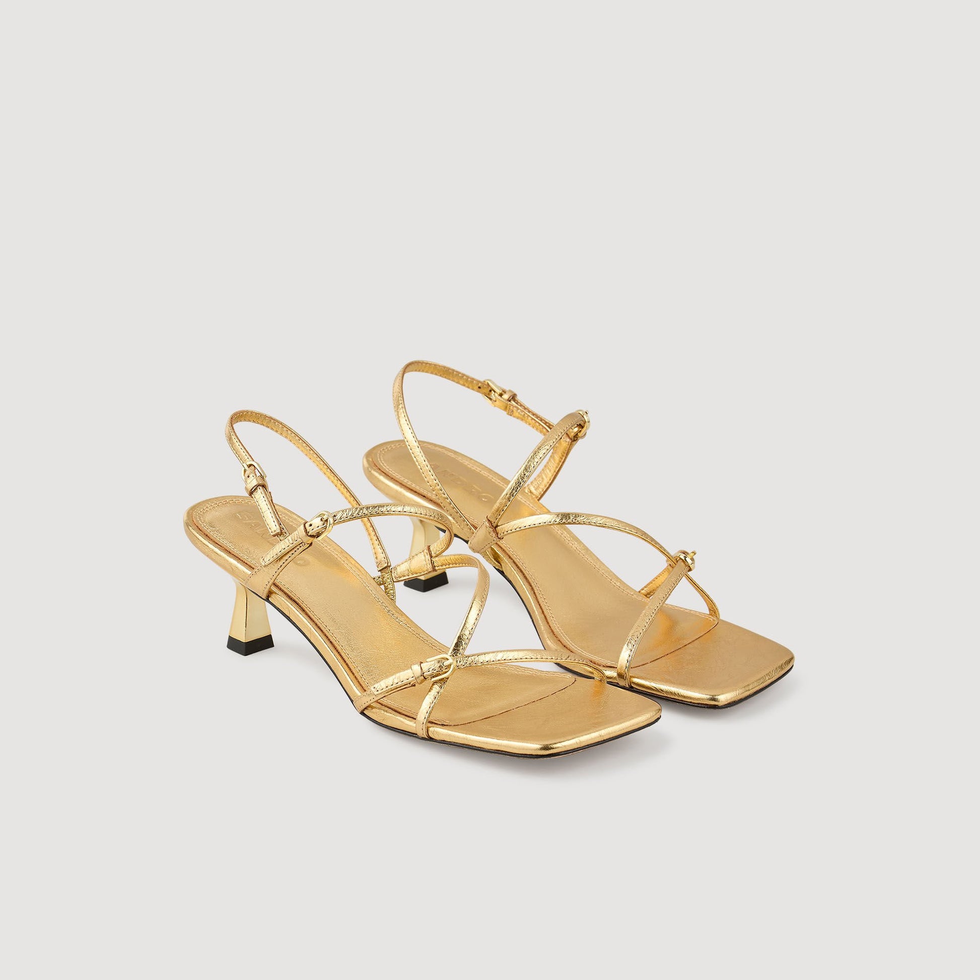 Sandro Sandals with straps Gold