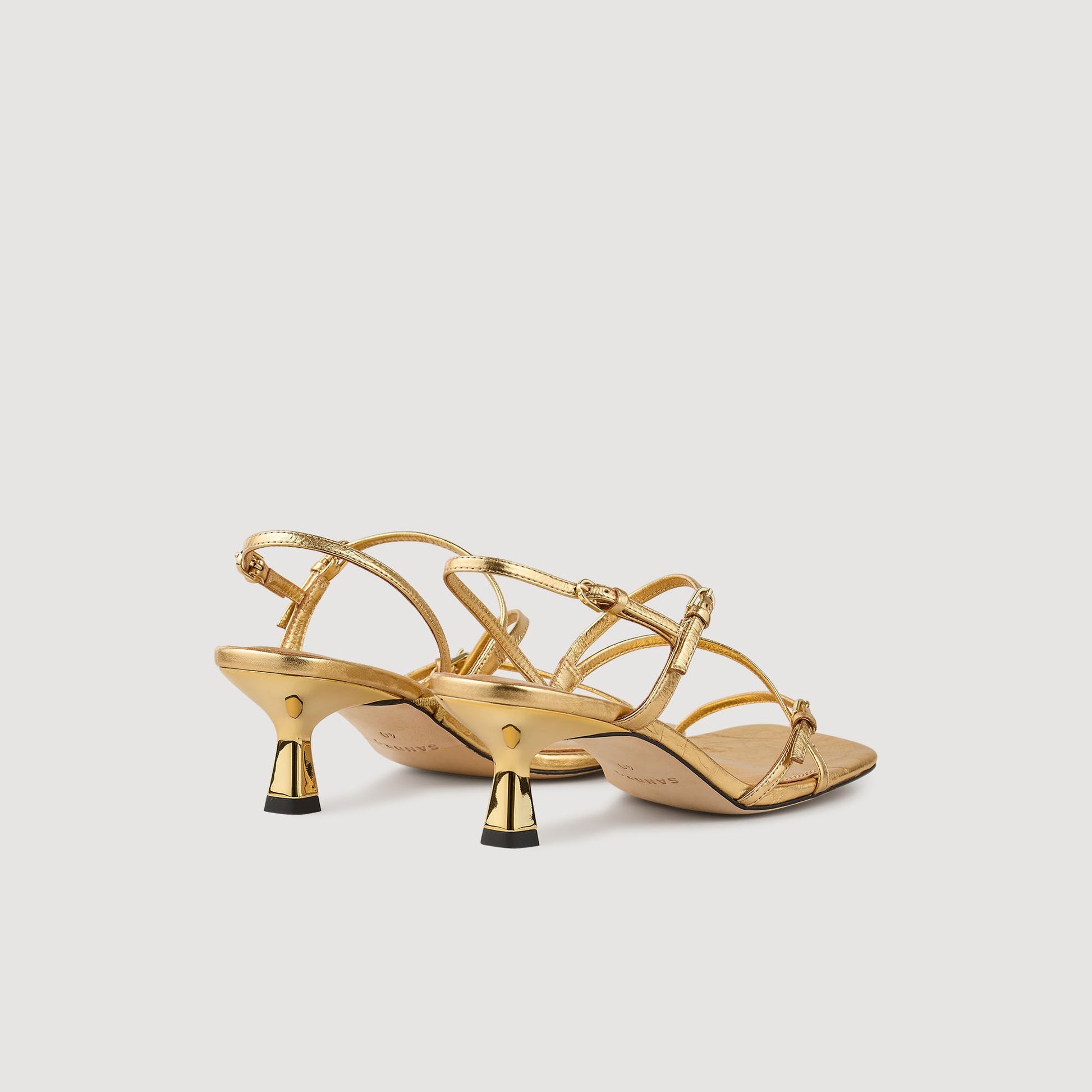 Sandro Sandals with straps Gold