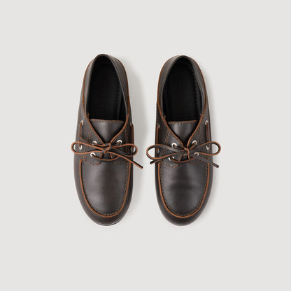 Sandro Leather boat shoe loafers Brown