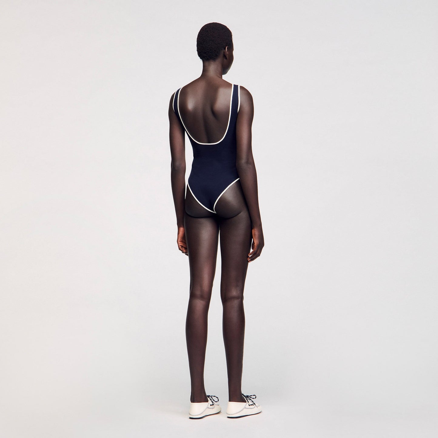 Sandro Knit bodysuit Navy Blue