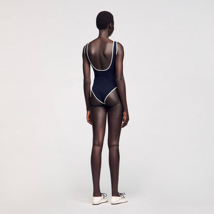 Sandro Knit bodysuit Navy Blue