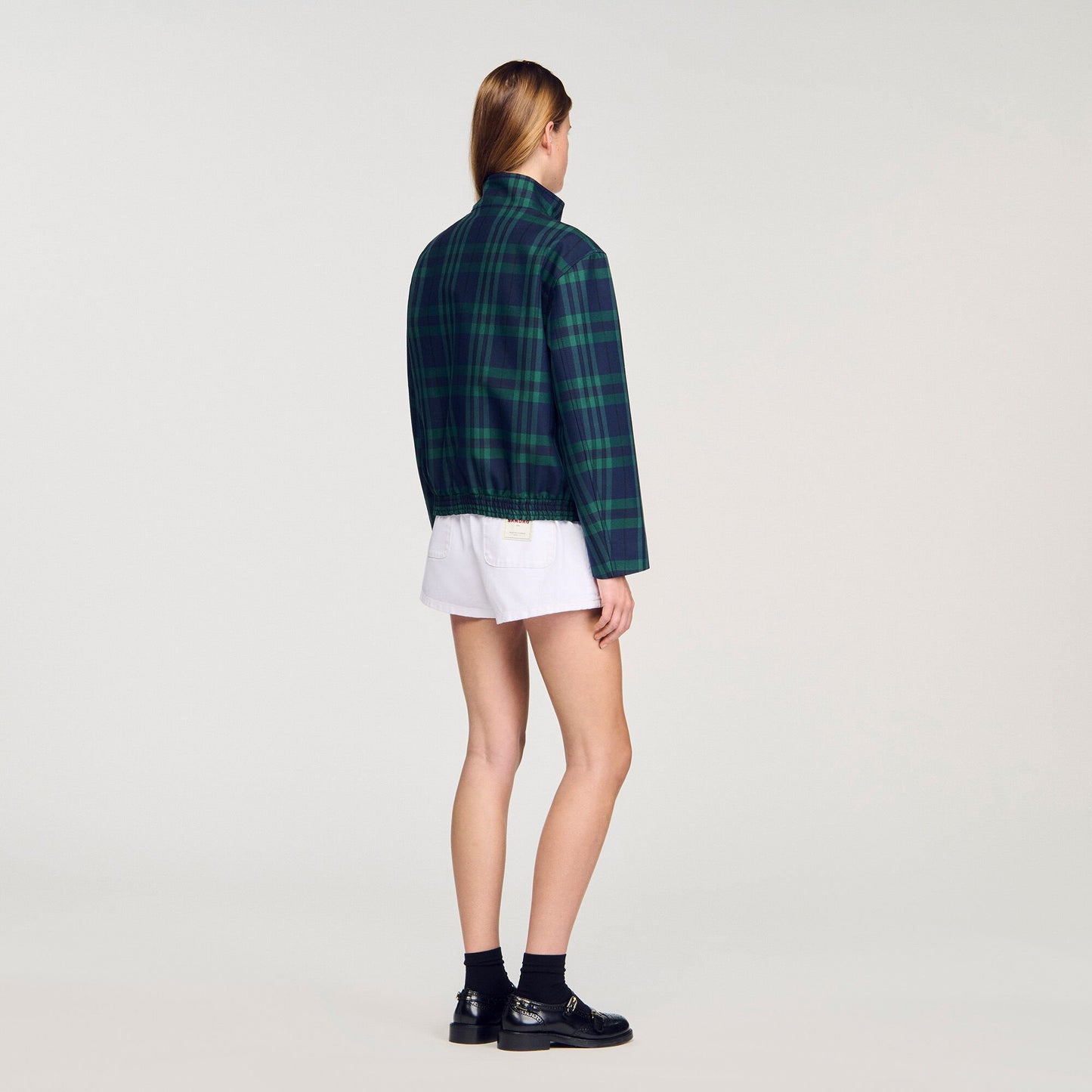 Sandro Checked jacket Green / Blue