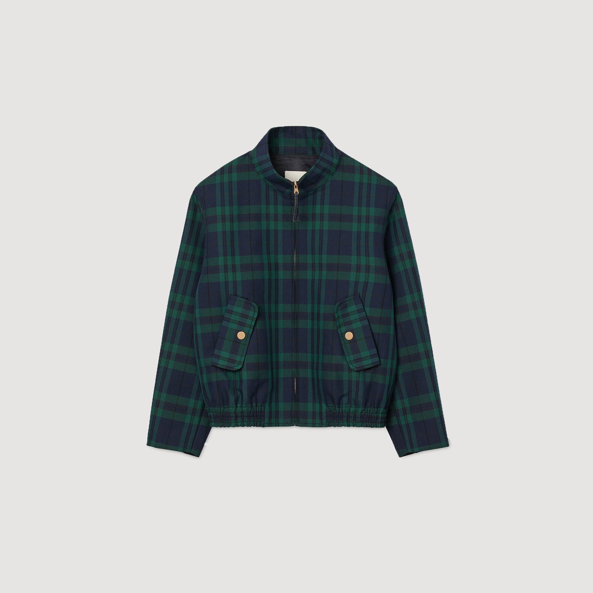 Sandro Checked jacket Green / Blue