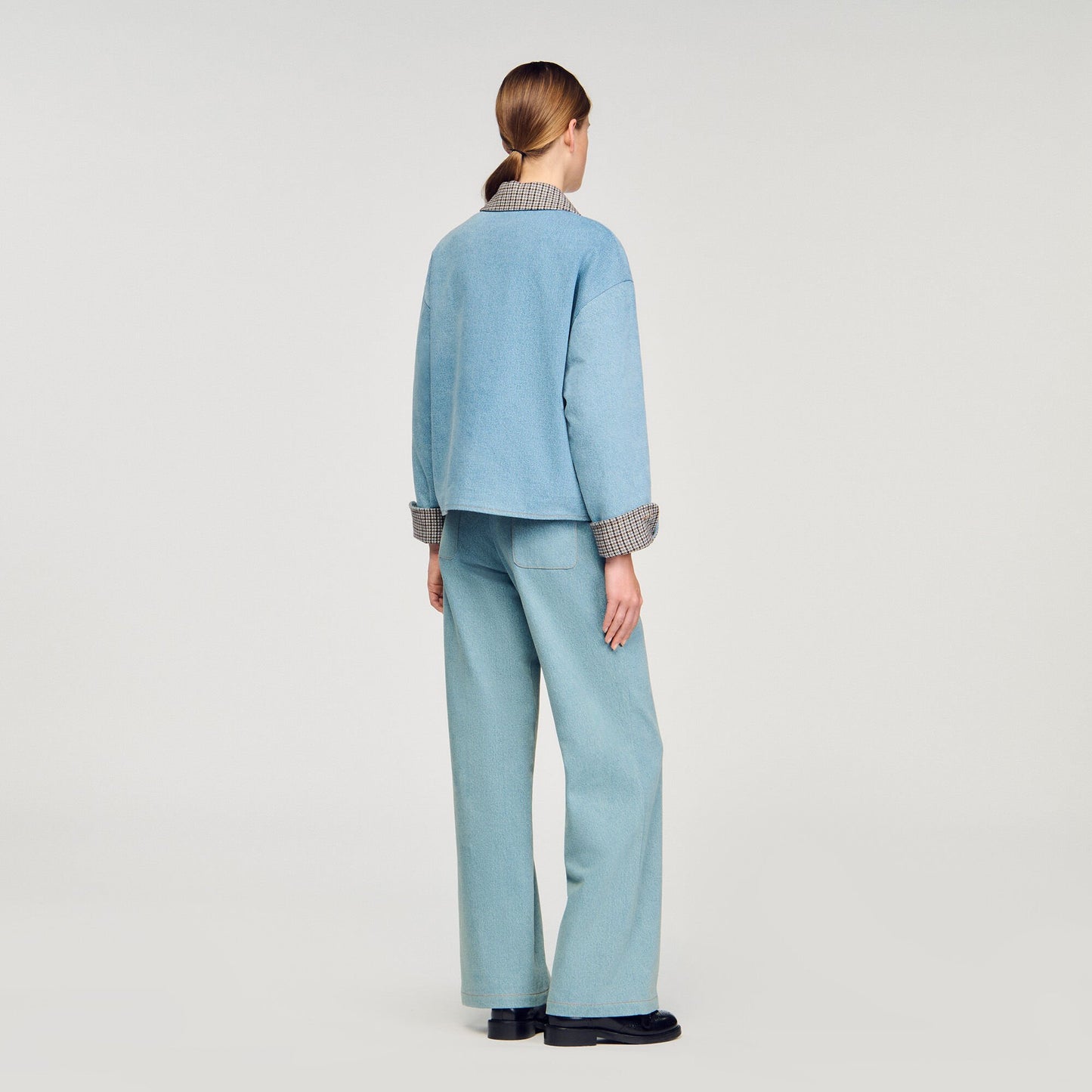 Sandro Denim Jacket Blue Jean