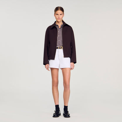 Sandro Oversized jacket Brown