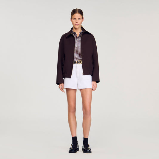 Sandro Oversized jacket Brown