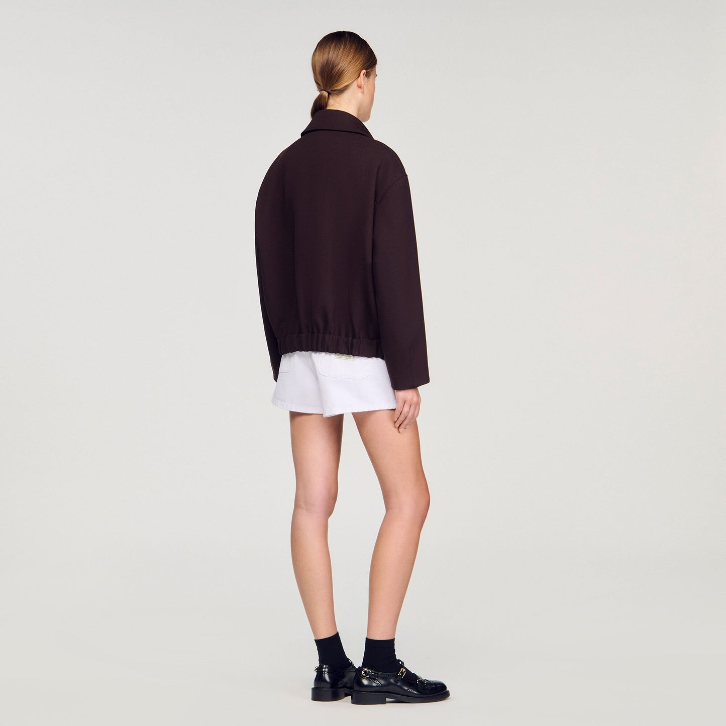 Sandro Oversized jacket Brown