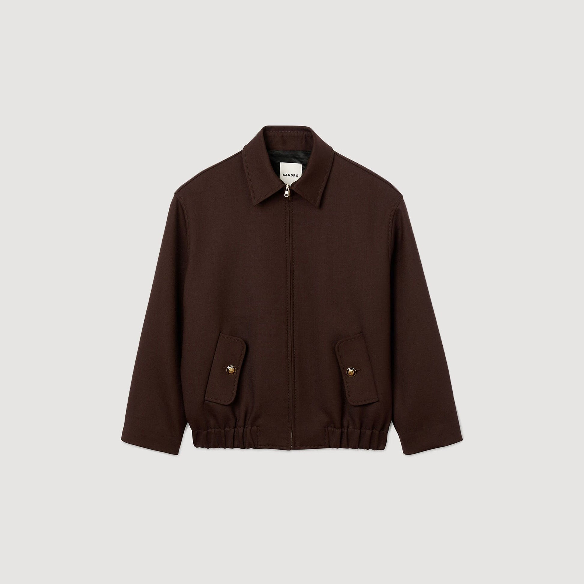 Sandro Oversized jacket Brown