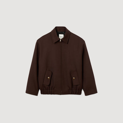Sandro Oversized jacket Brown