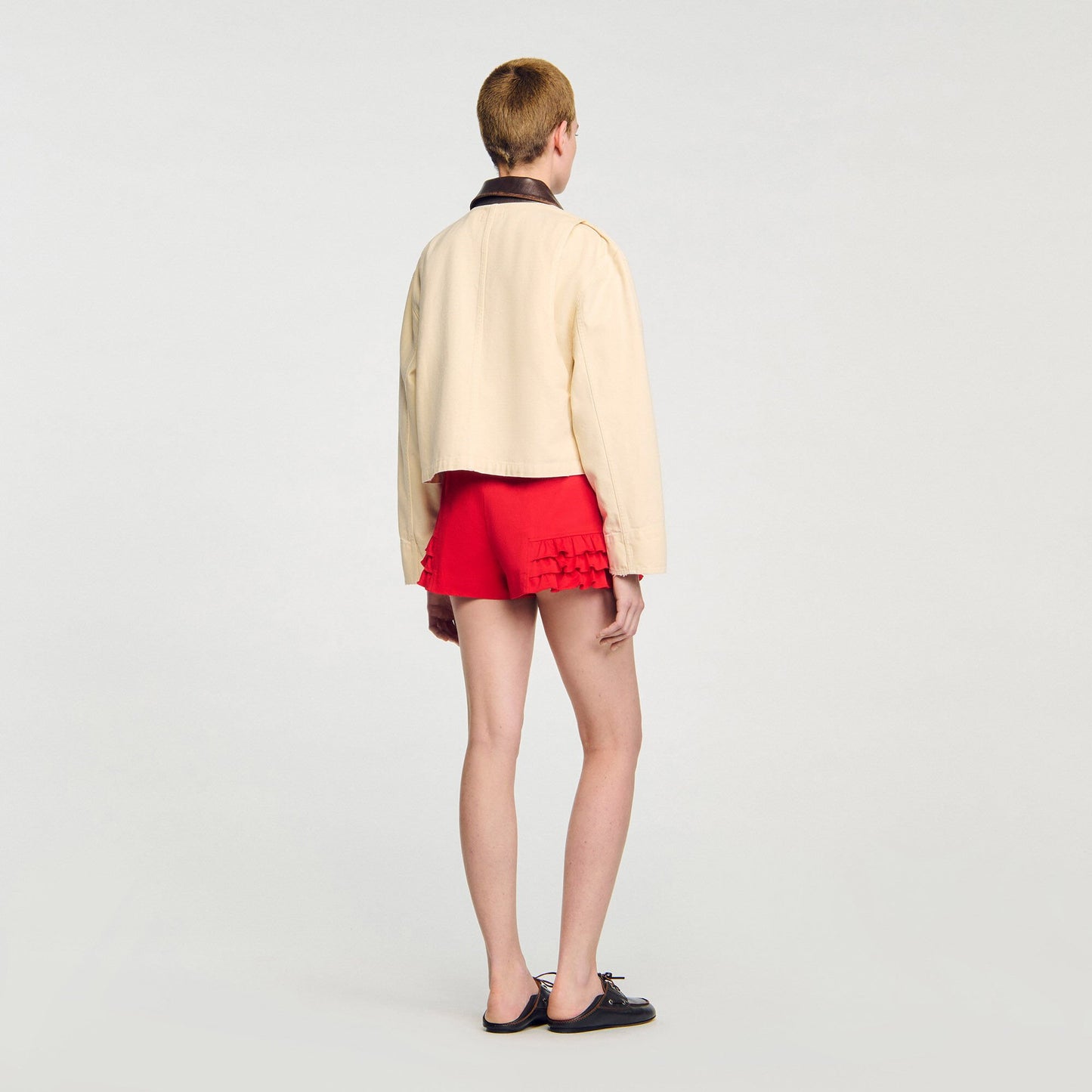 Sandro Workwear jacket Ecru