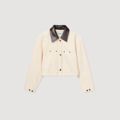 Sandro Workwear jacket Ecru