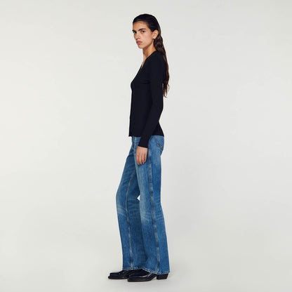 Sandro Cardigan in certified viscose Black