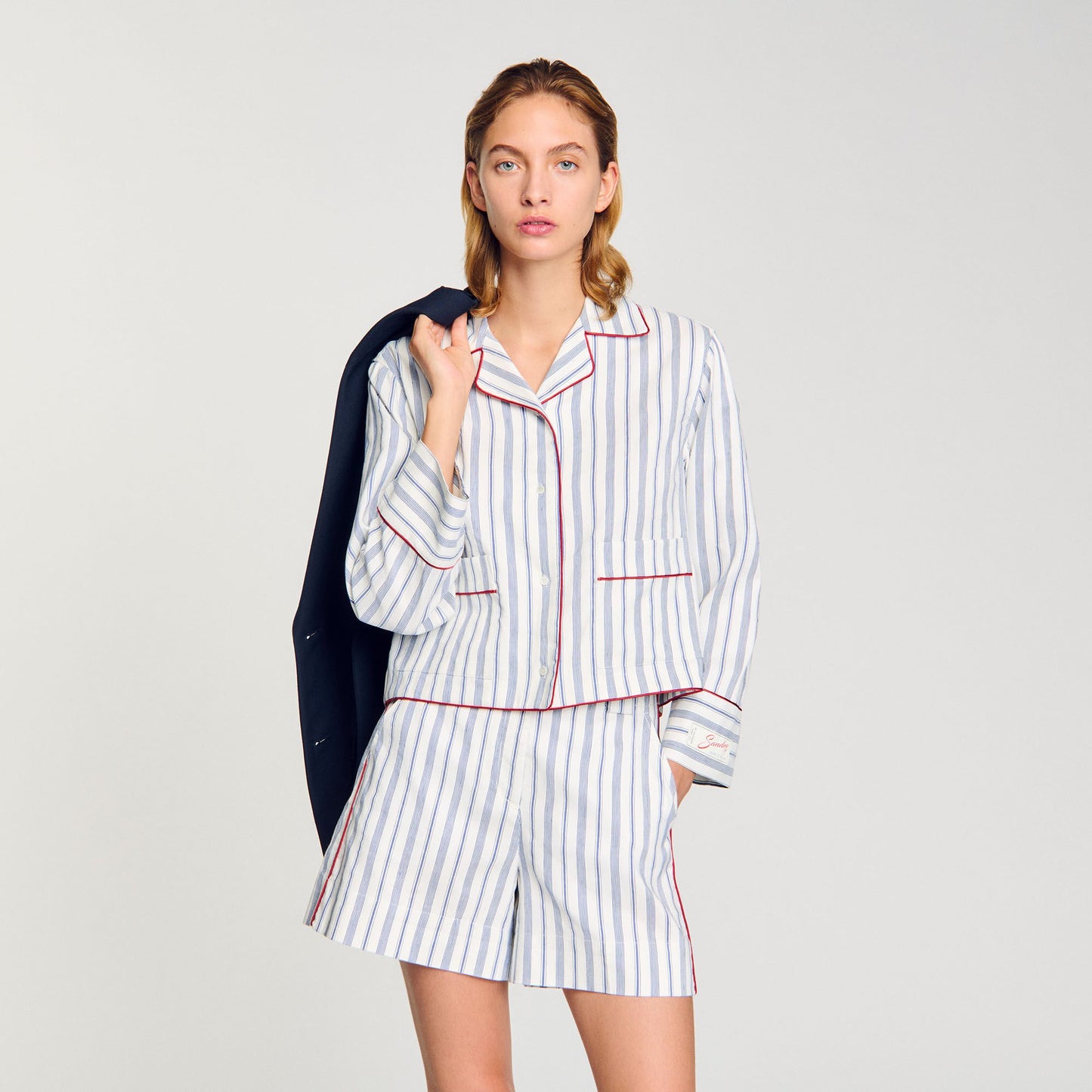 Sandro Striped shirt Blue / Ecru