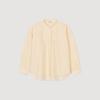 Sandro Jewellery detail shirt Ecru