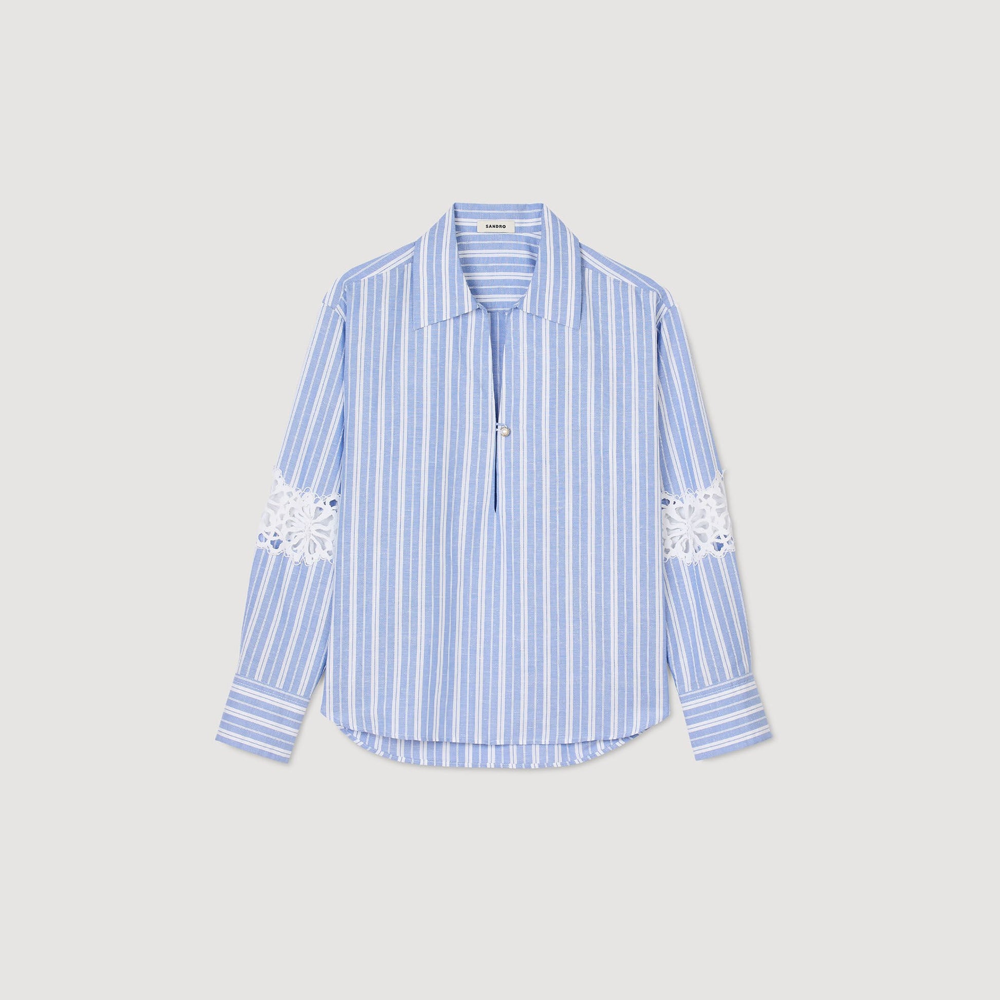 Sandro Striped shirt Blu / White