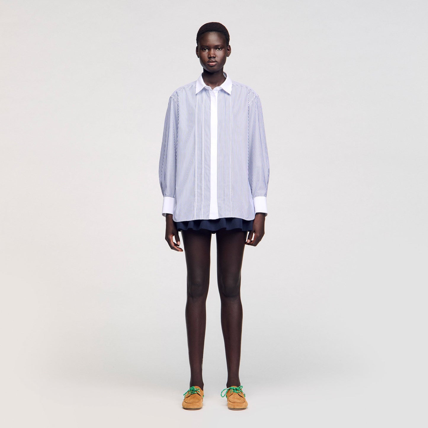 Sandro Striped shirt Blu / White