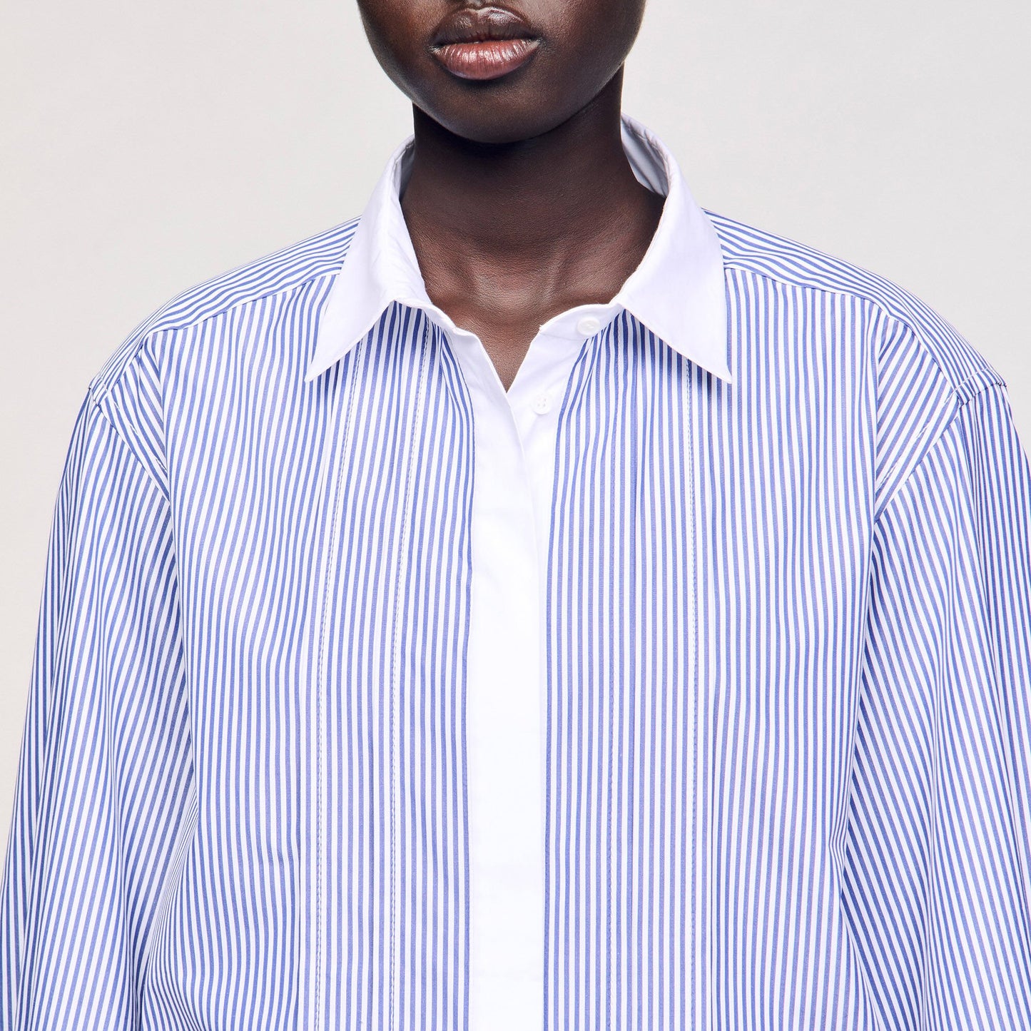 Sandro Striped shirt Blu / White