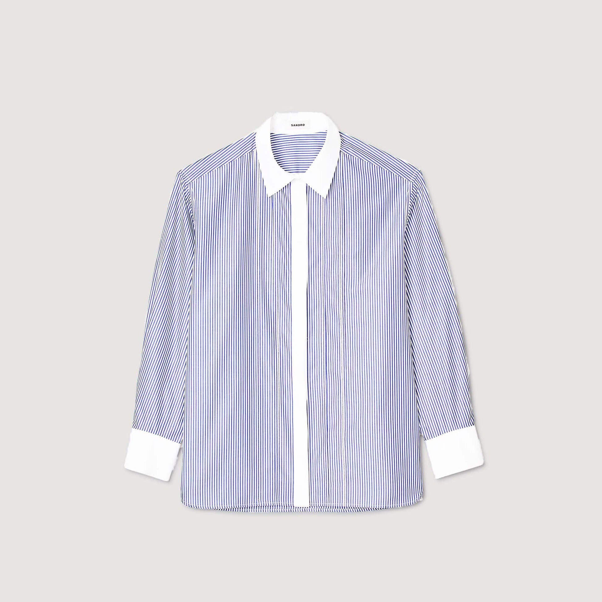 Sandro Striped shirt Blu / White