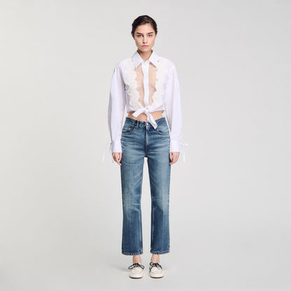 Sandro Faded jeans Blue Jean