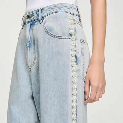 Sandro Beaded jeans Light Bu Jean