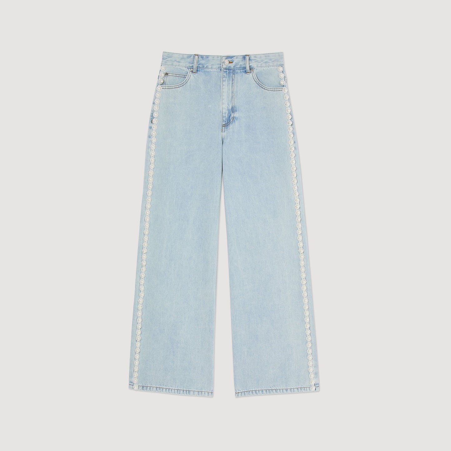 Sandro Beaded jeans Light Bu Jean